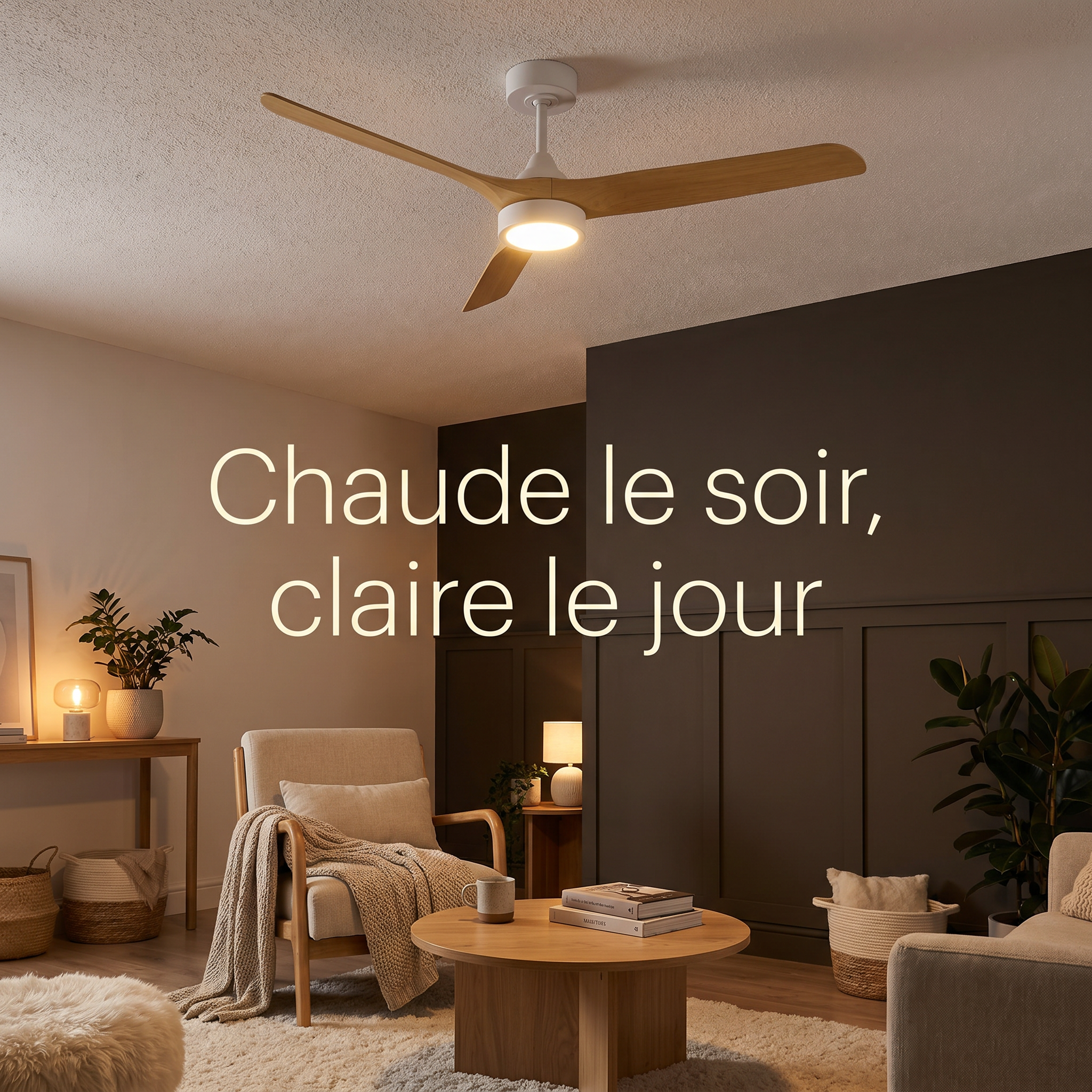 Bronte — Bronte Scandinavian DC Ceiling Fan with CCT LED — 132 cm | aussieceilingfans