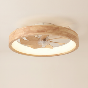 Haven Timber Crown Ceiling Fan with LED 50 cm | aussieceilingfans