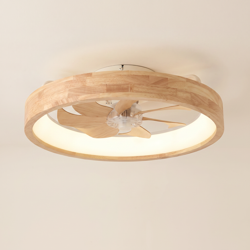 Haven Timber Crown LED Ceiling Fan 50 cm