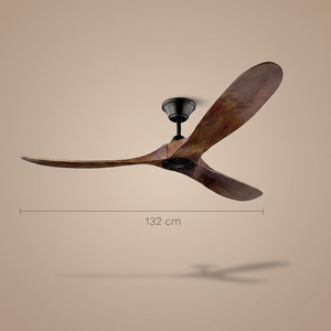 Karri ceiling fan blade span dimension diagram, 132 cm