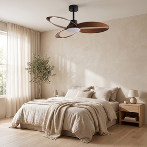 Sorrento ceiling fan installed in a bedroom