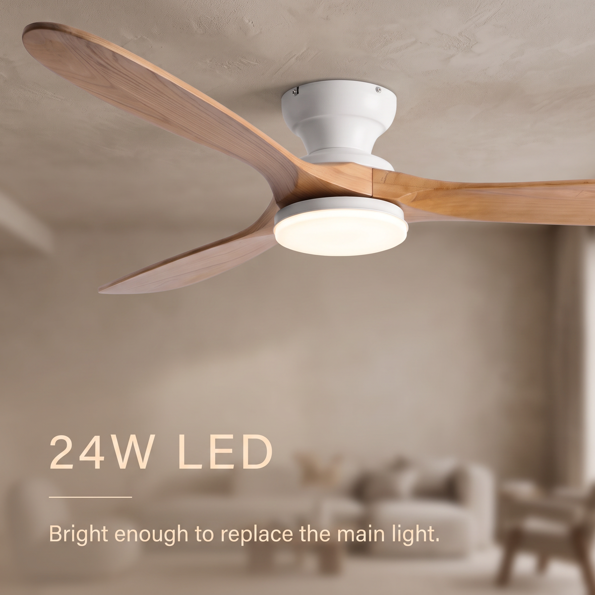 Kiama ceiling fan 24 W LED