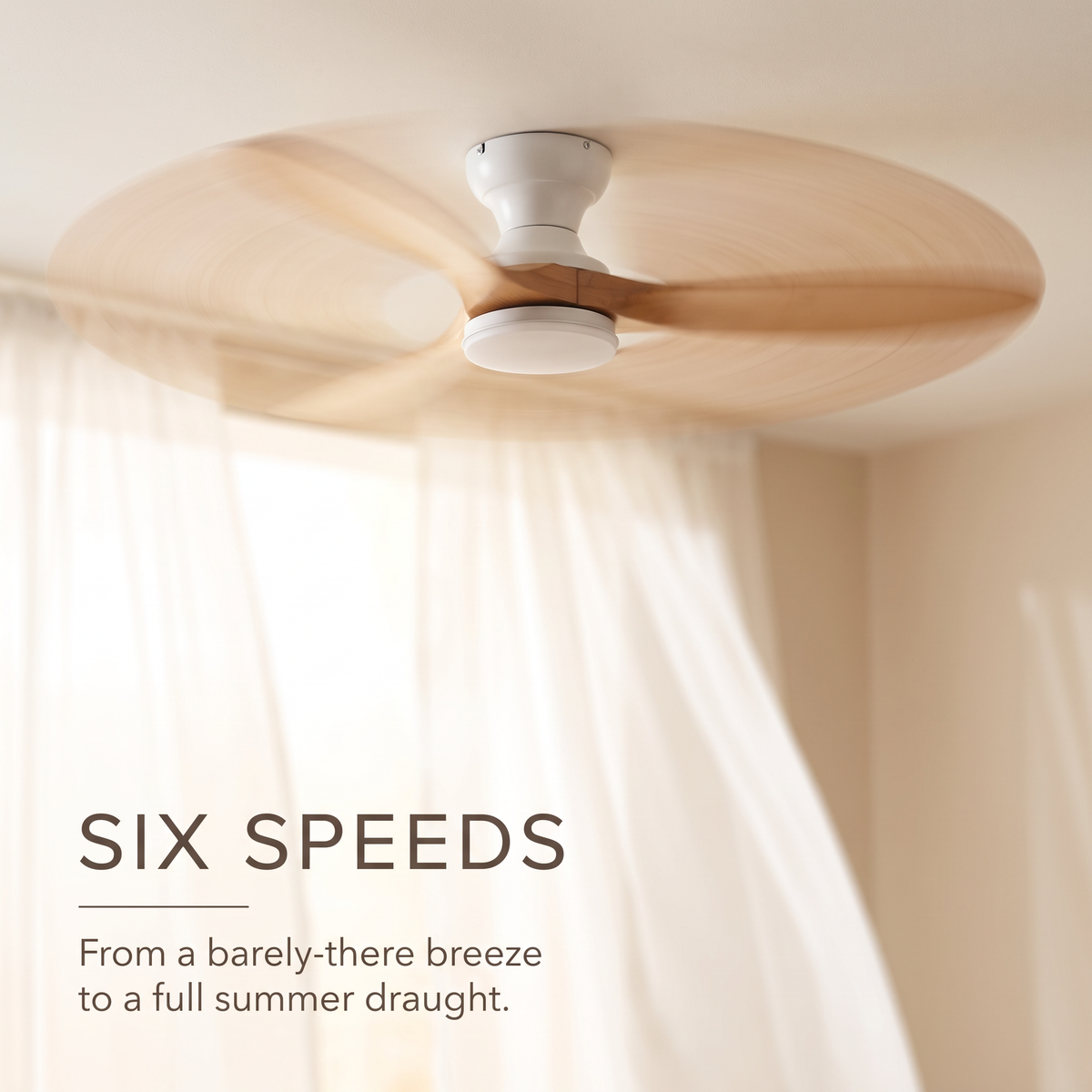 Kiama ceiling fan six speeds