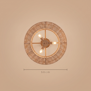 Dune drum ceiling fan diameter diagram, 50 cm