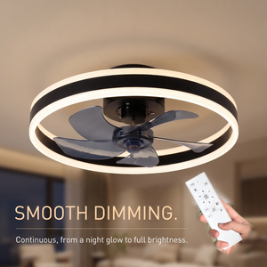 Orbit ceiling fan smooth continuous dimming