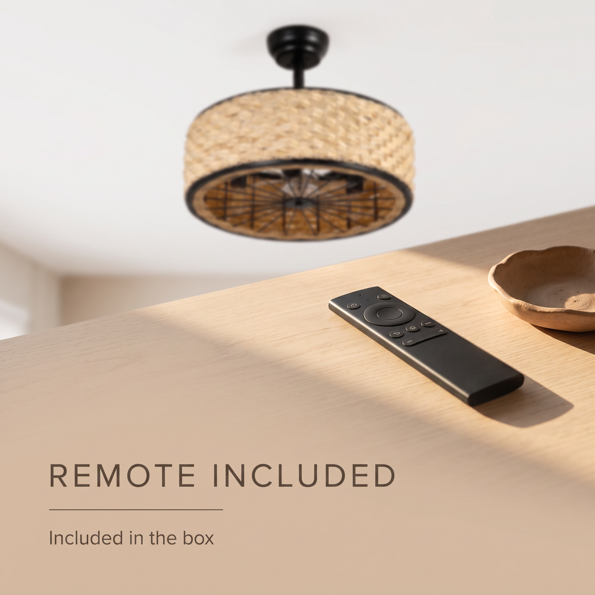 Cove ceiling fan remote control included
