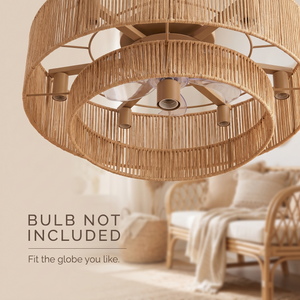Reef ceiling fan bulb not included