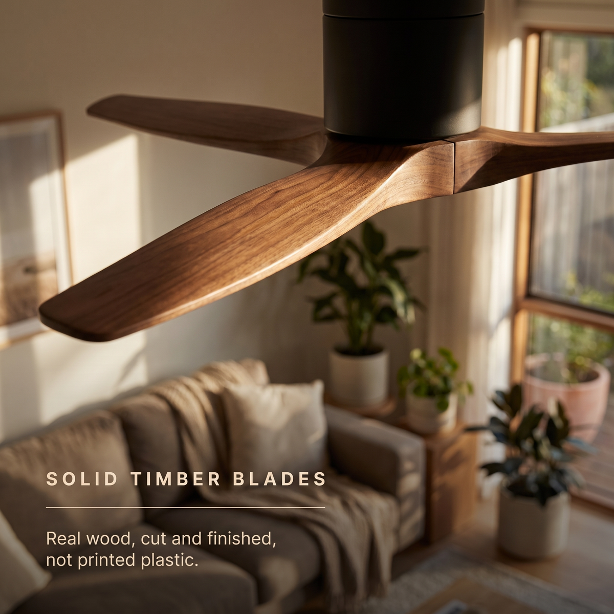 Solid timber blades