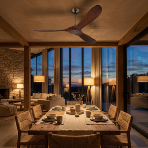 VistaWood 152 cm ceiling fan at night
