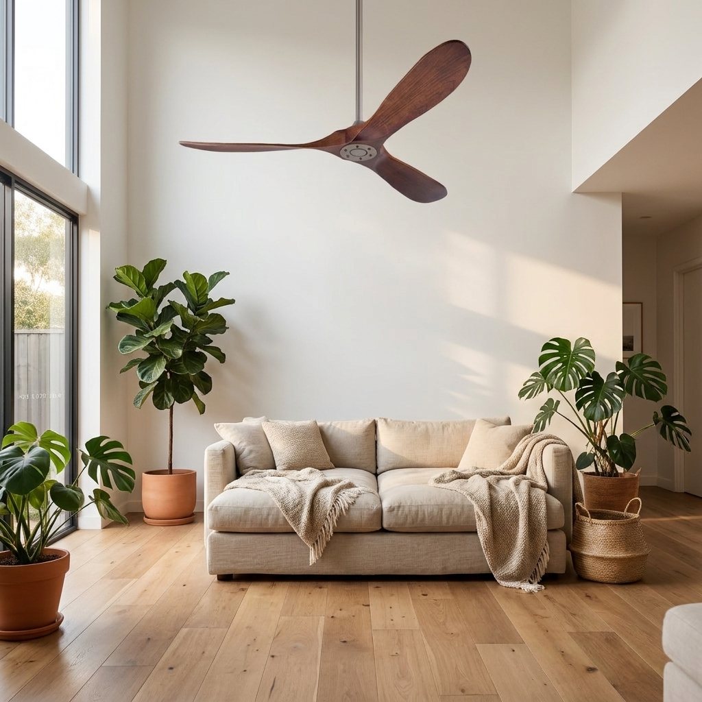VistaWood 152 cm ceiling fan in a living room