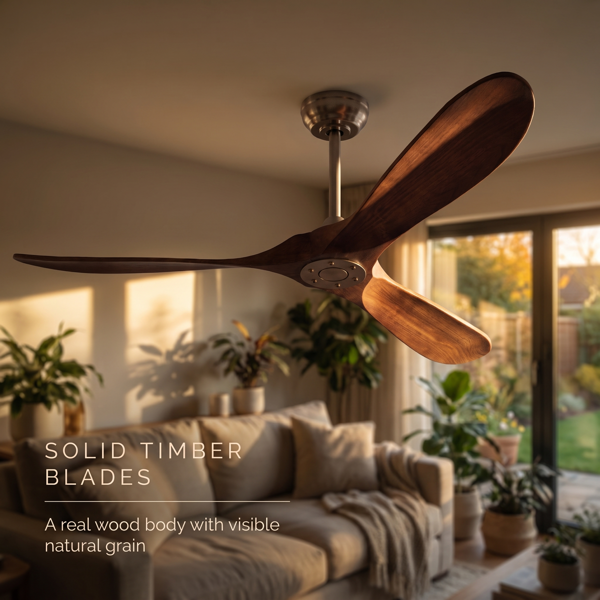Solid timber blades