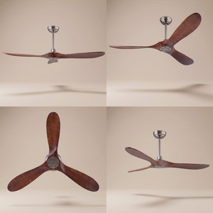 VistaWood ceiling fan four angles