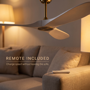 Remote control included