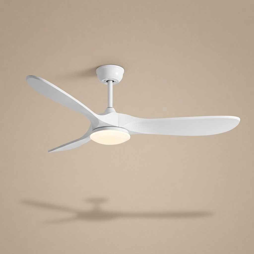 Lorne ceiling fan in pure white