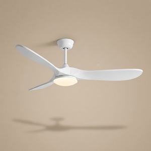 Lorne ceiling fan in pure white