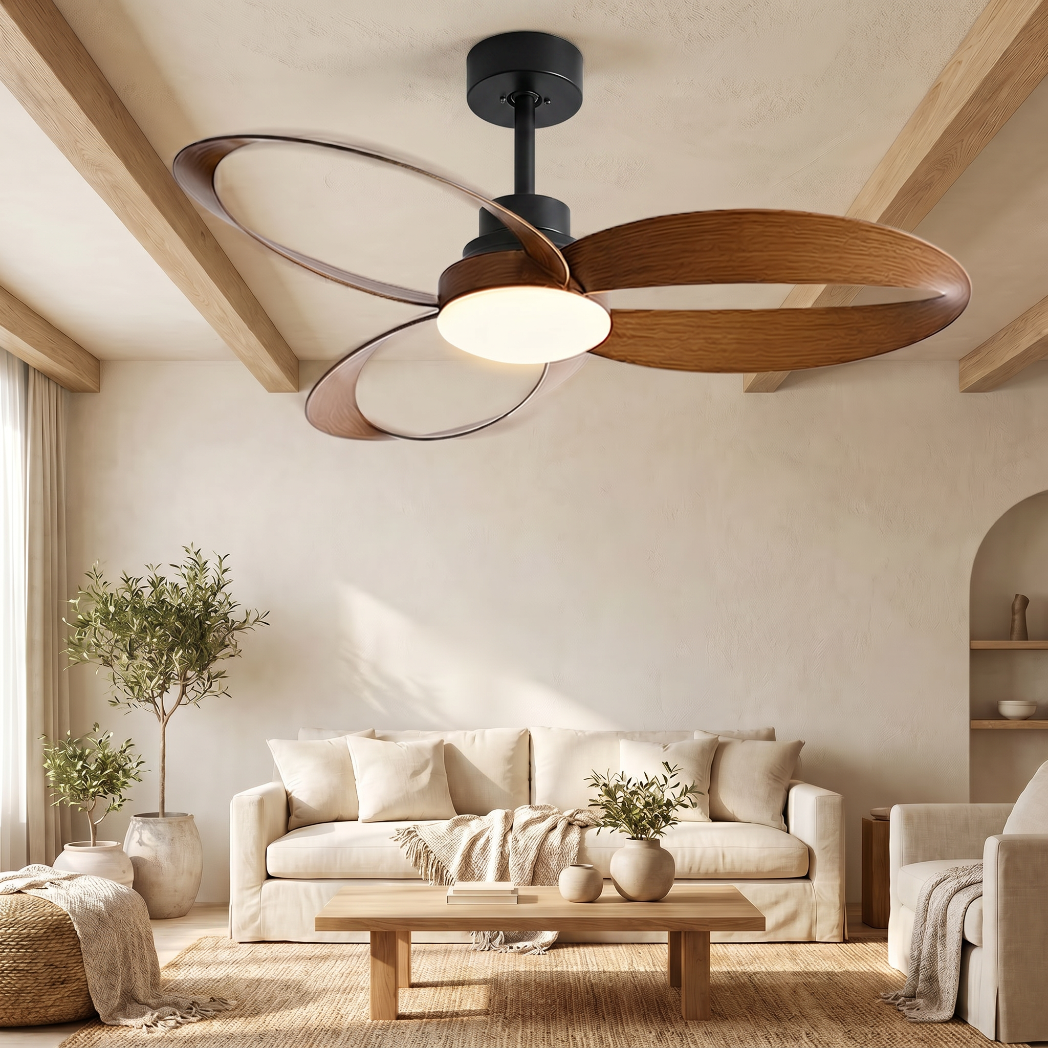 Sorrento — Sorrento Designer DC Ceiling Fan with 24 W LED | aussieceilingfans