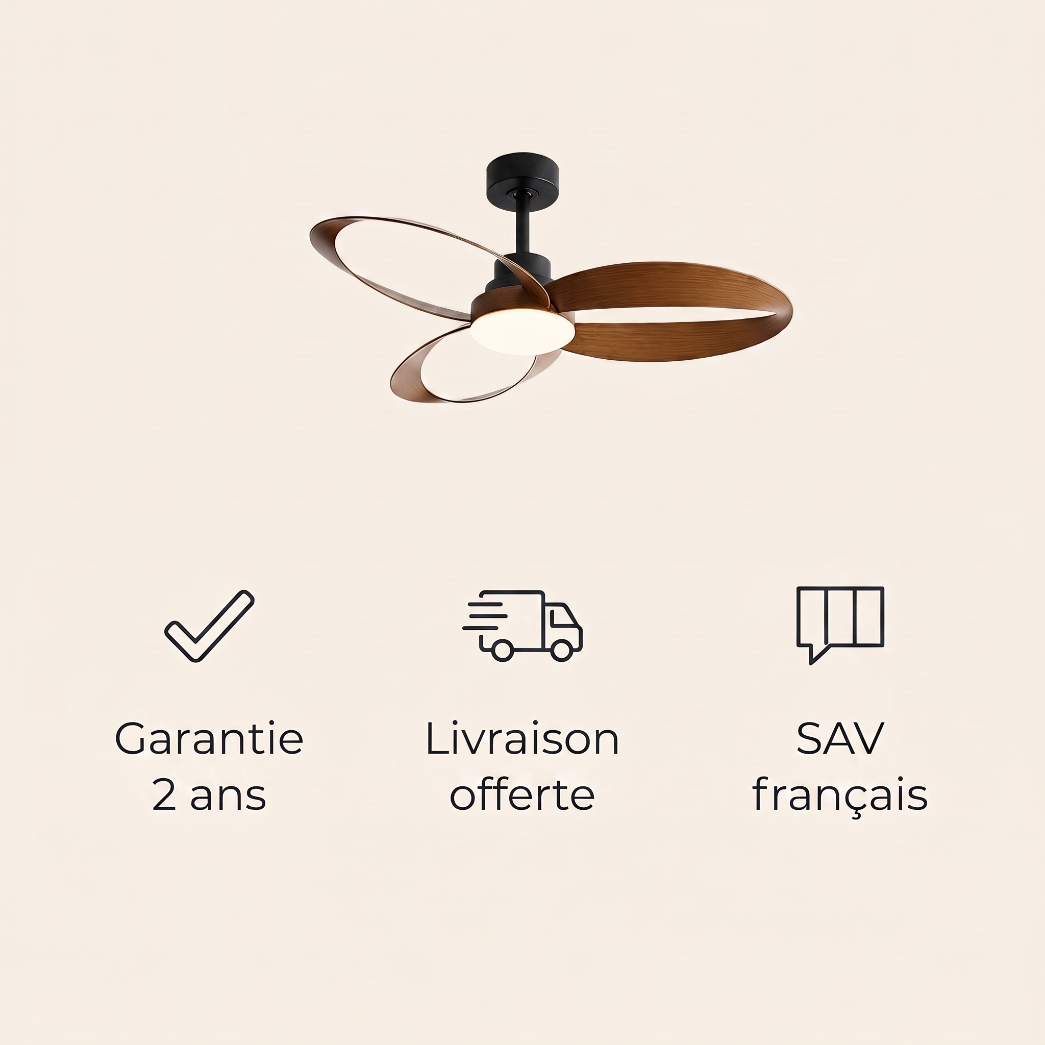 Sorrento — Sorrento Designer DC Ceiling Fan with 24 W LED | aussieceilingfans