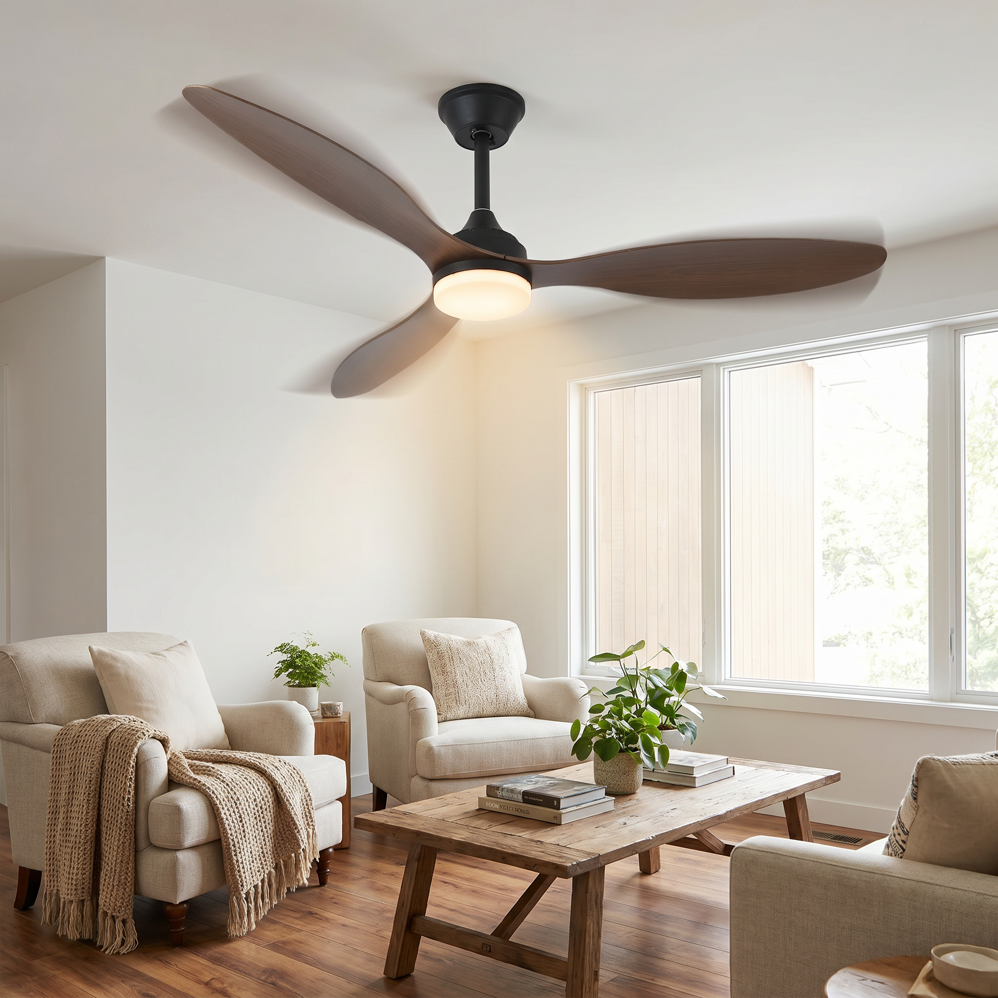 Bondi — Bondi Low-Ceiling Flush Mount Fan — 106 & 132 cm | aussieceilingfans