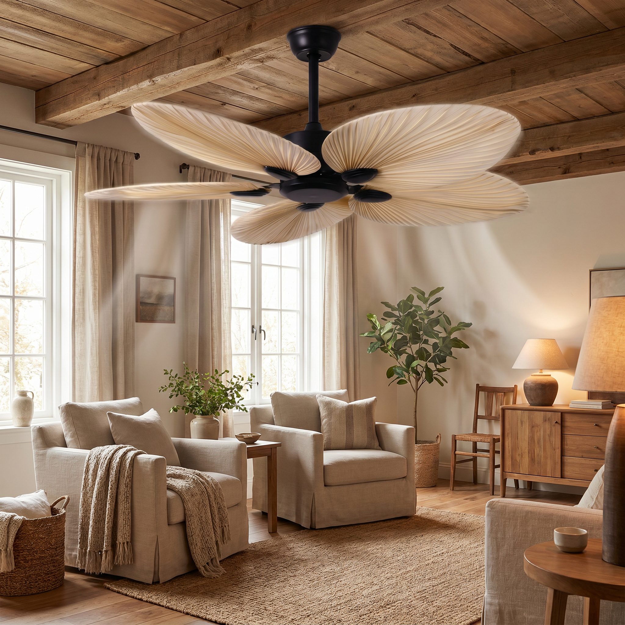 Daintree — Daintree Natural Palm Frond Ceiling Fan — 132 cm | aussieceilingfans