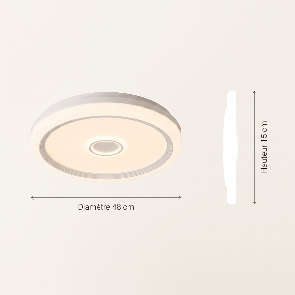 Pearl Low-Profile LED Ceiling Fan 48 cm | aussieceilingfans