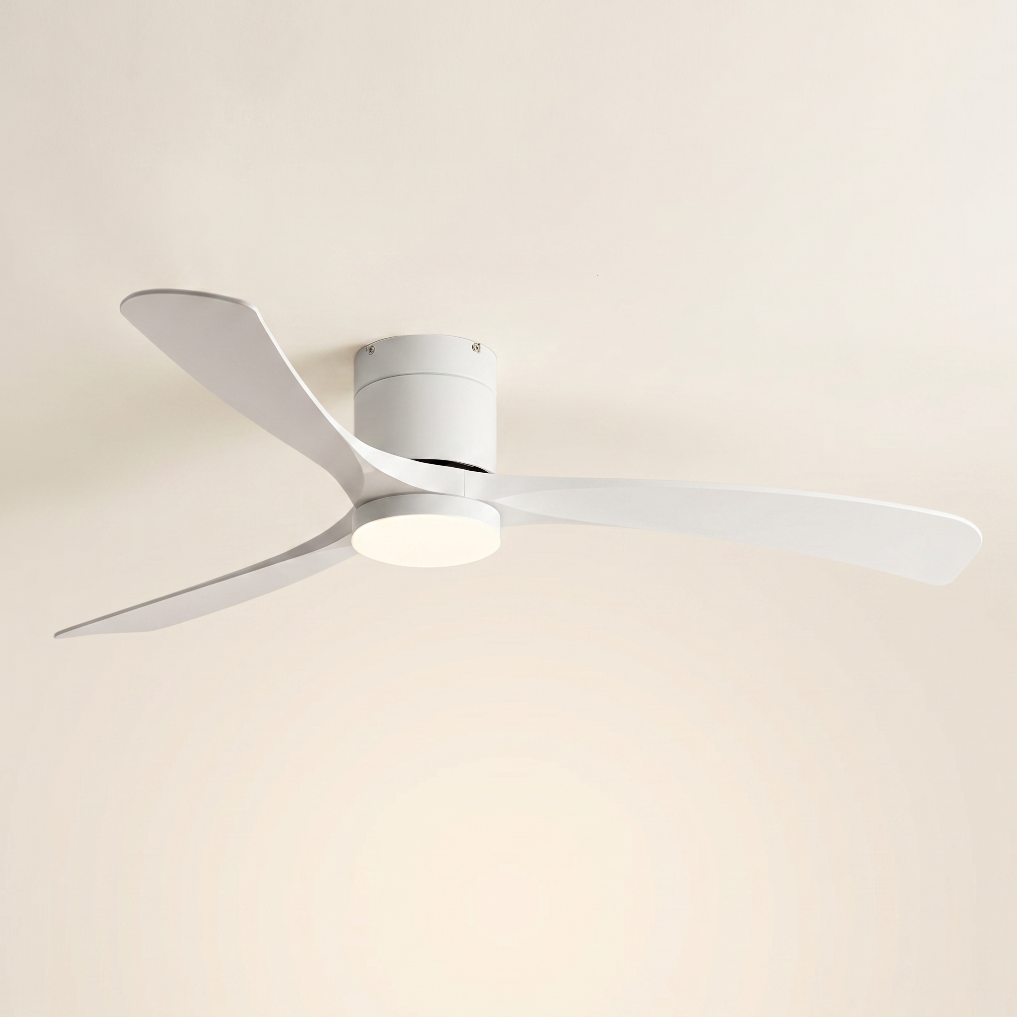 Marlo — Marlo Low-Profile Timber-Look DC Fan with LED | aussieceilingfans