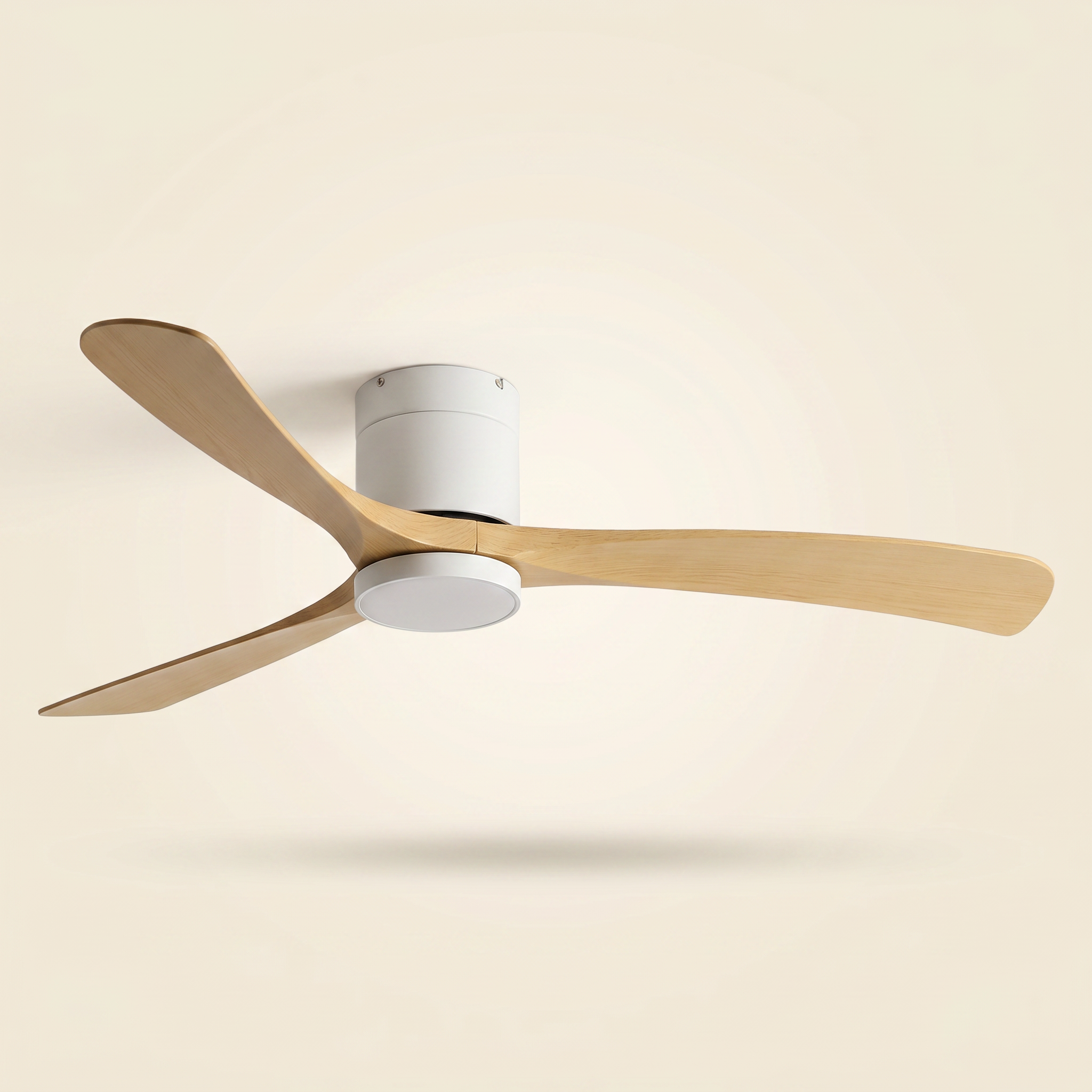Marlo — Marlo Low-Profile Timber-Look DC Fan with LED | aussieceilingfans