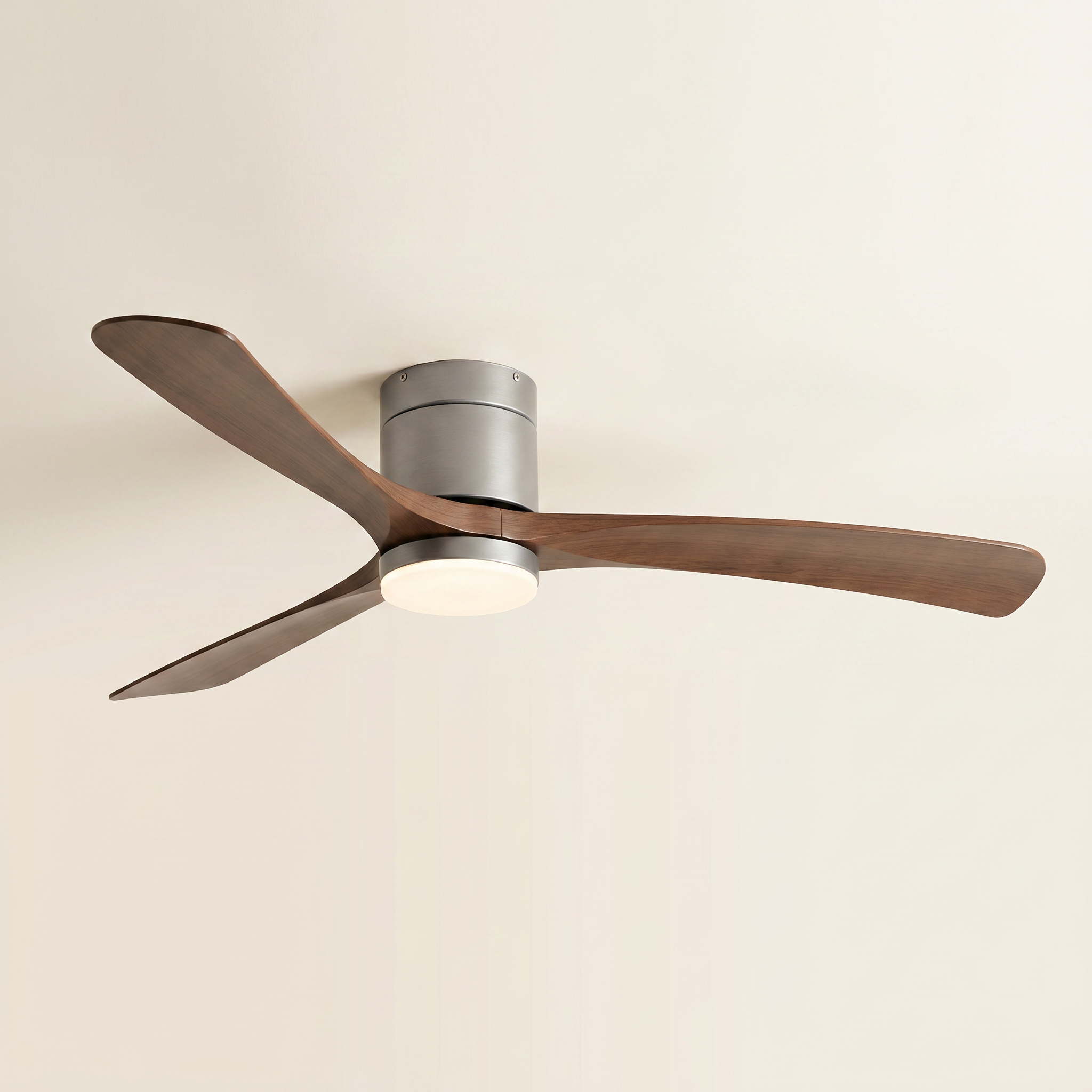 Marlo — Marlo Low-Profile Timber-Look DC Fan with LED | aussieceilingfans